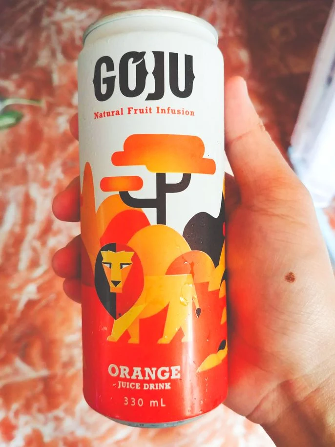 GoJu Natural Fruit Infusion orange drink