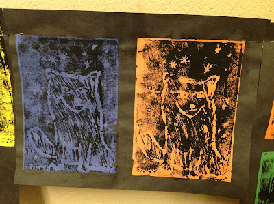 Fourth Grade Animal Printmaking Art Lesson Fourth Grade Animal Printmaking Art Lesson