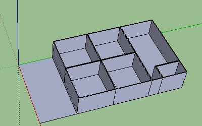 Cara Membuat Lantai dan Dinding pada Google SketchUp-6