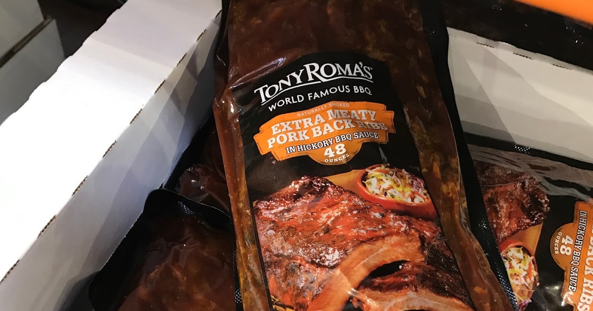Tony Roma's Pork Back Ribs Costco Weekender
