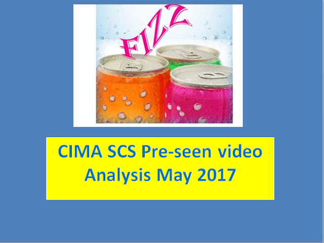 SCS May 2017 -  Pre-seen video analysis - Strategic Case Study - Fizz