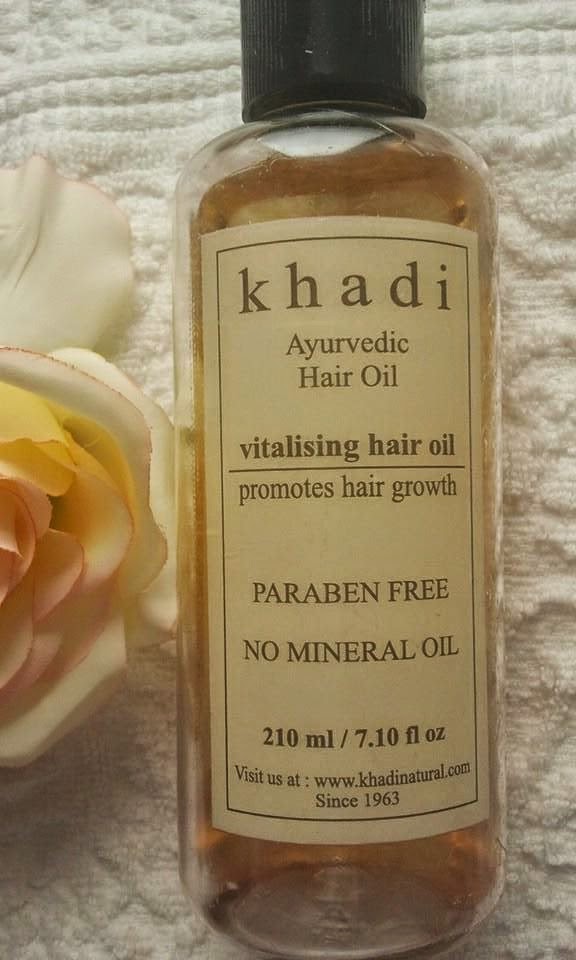 Joanna's cosmetics Khadi Ayurvedic Oil, vitalising hair oil, hair