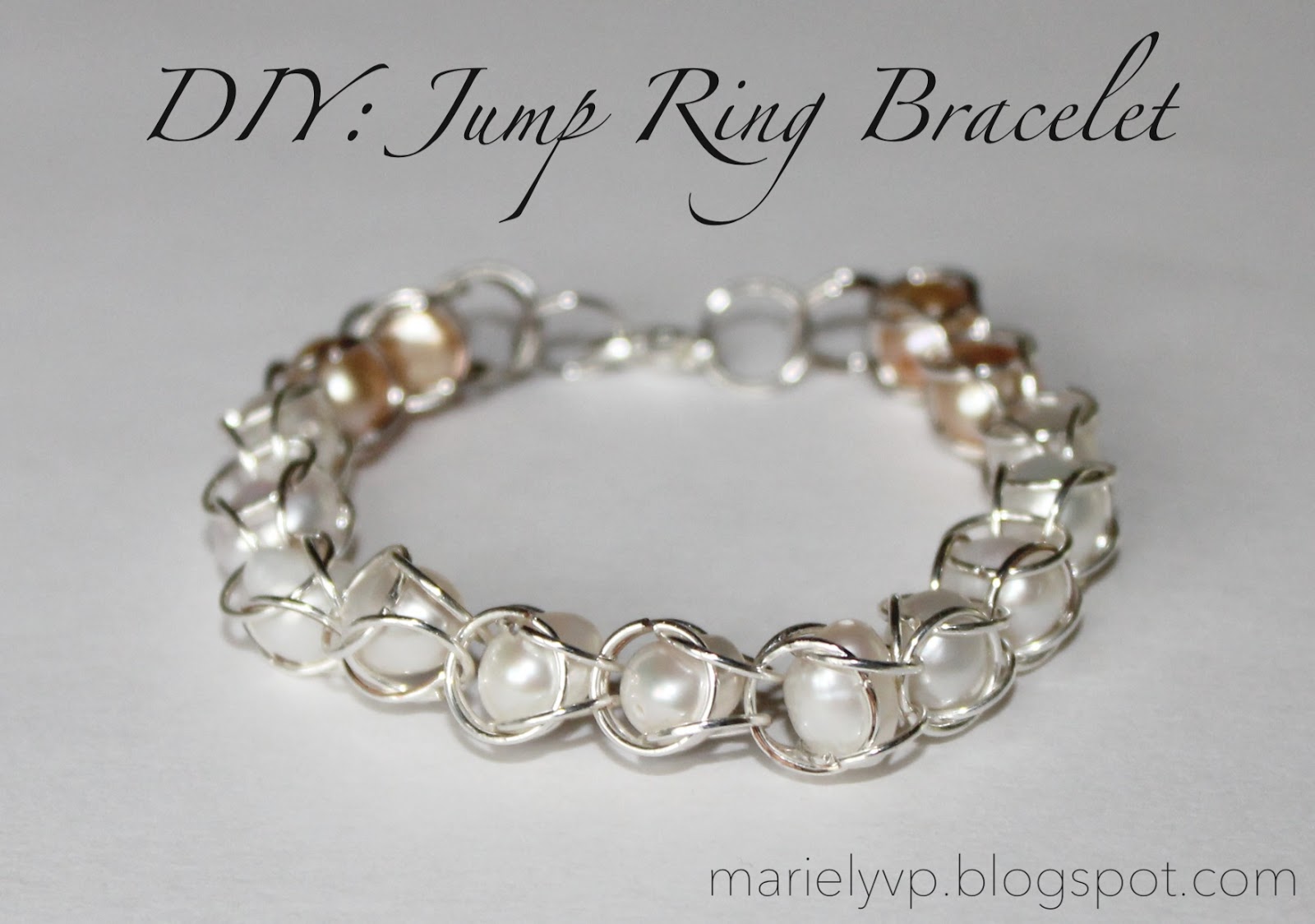 We Read! DIY Jump Ring Bracelet