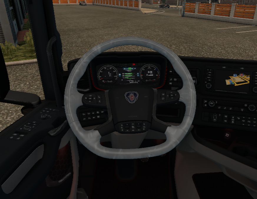 ETS 2 Körüklü Direksiyon &amp; Sedef Kaplama Full Save ETS2 EDITING