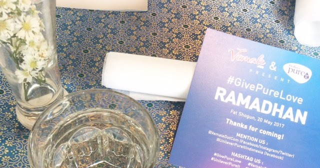 Isti�adzah Rohyati: Give Pure Love Ramadhan with Pureit