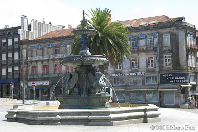 Lion Fountain in Oporto