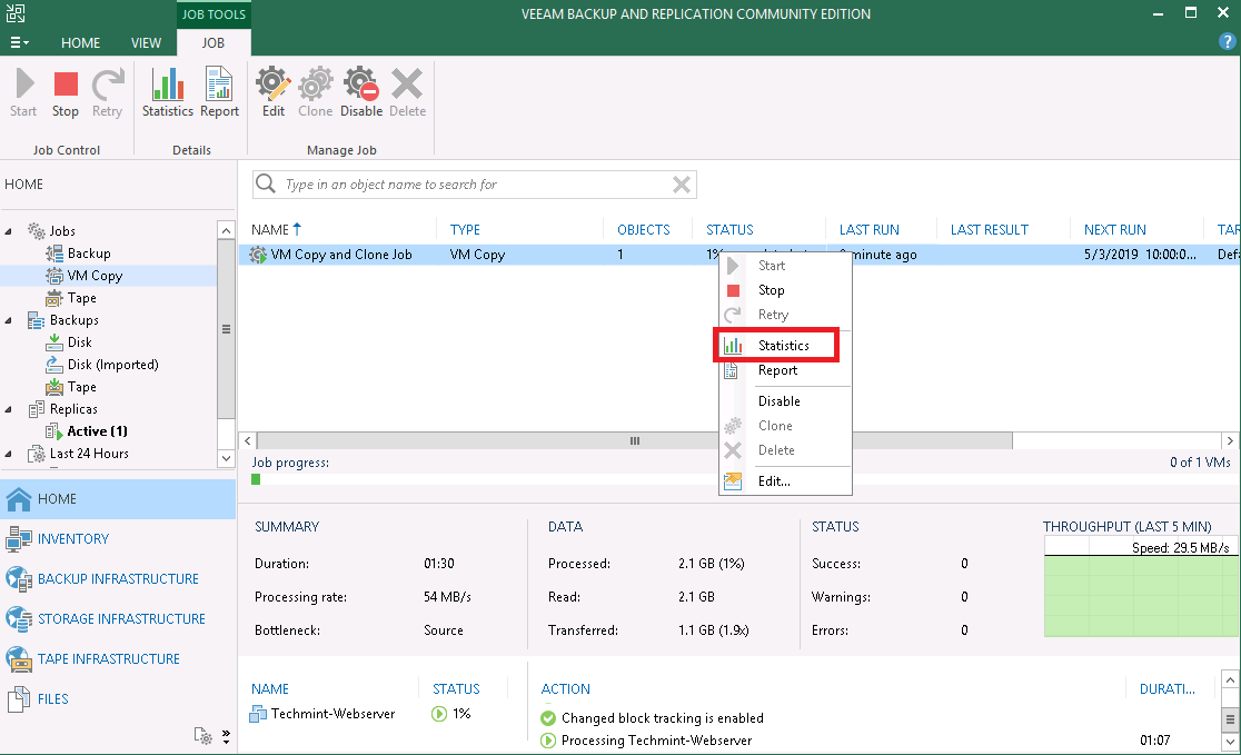 How to Create a VM Copy or Clone Job in Veeam Backup & Replication