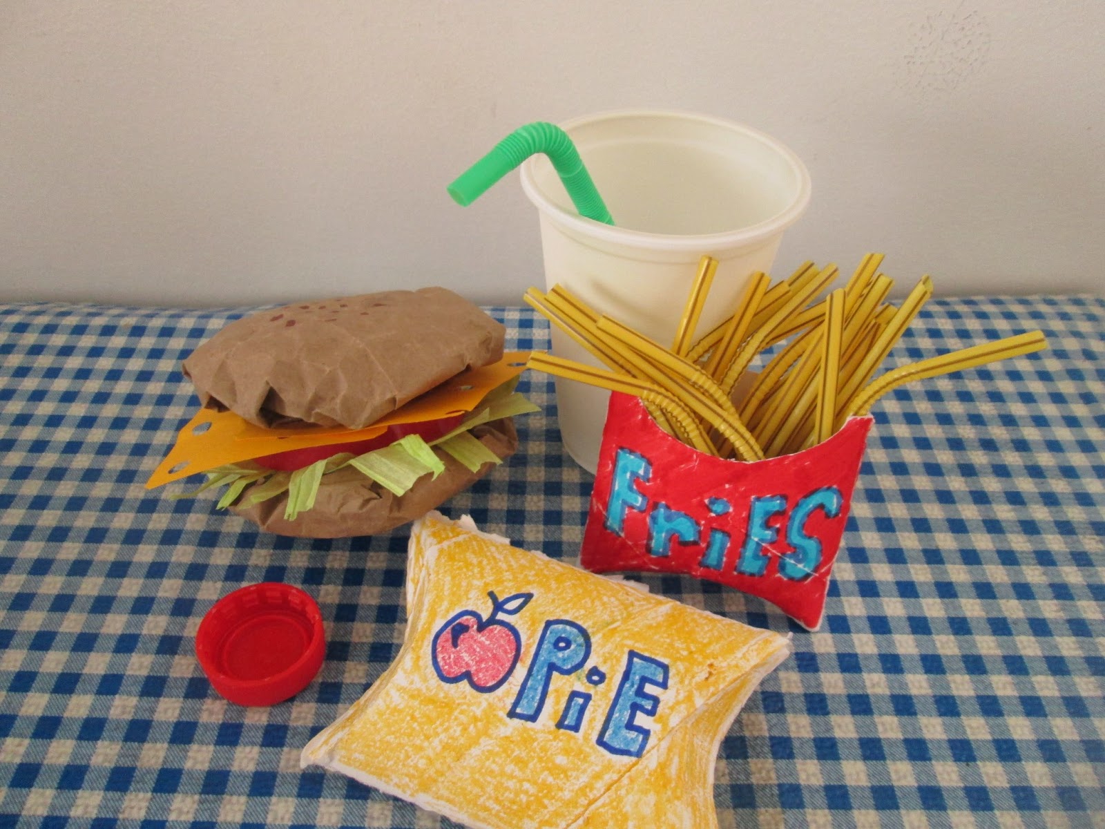 homeeco nanay DIY Pretend Fast Food Part 2