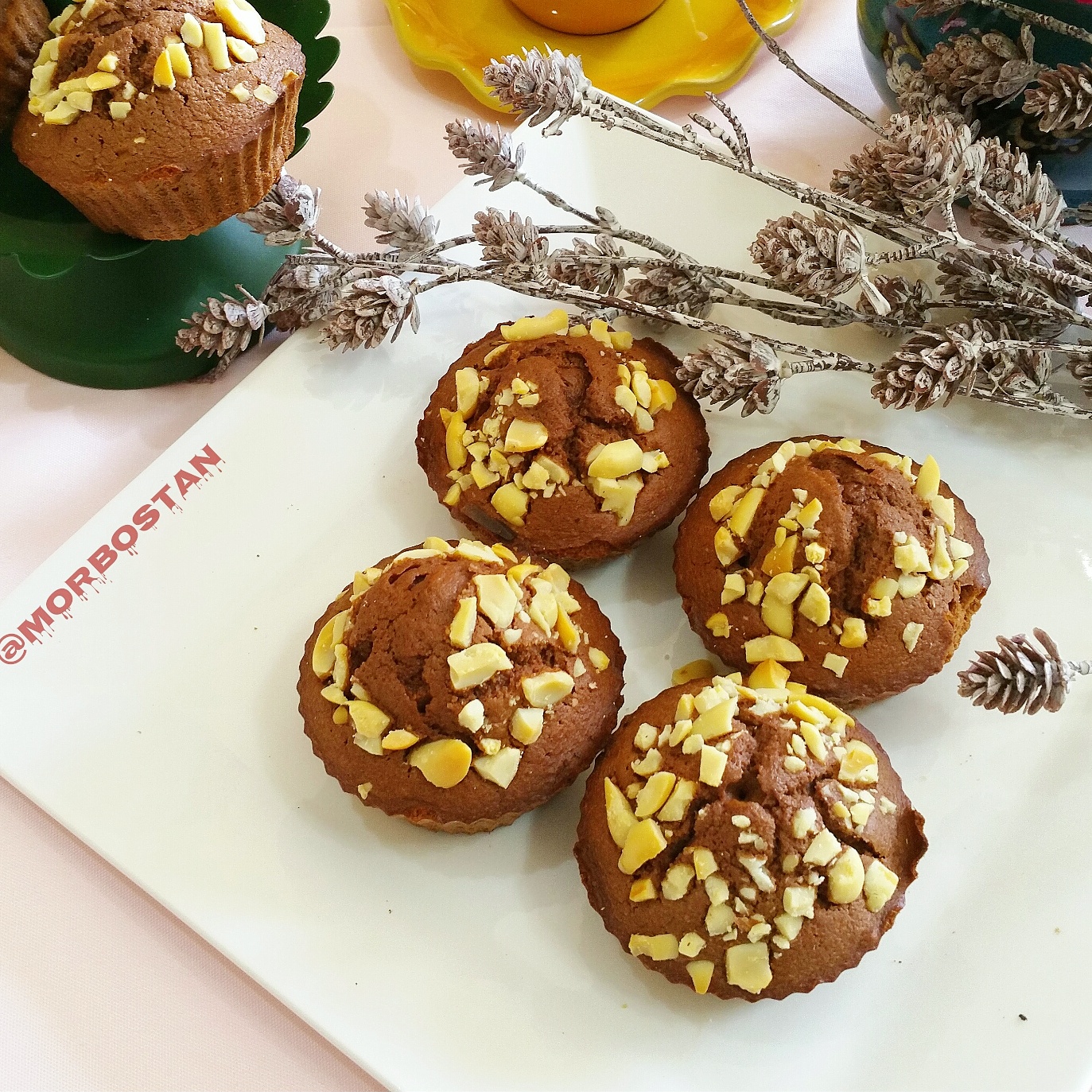 3 MALZEMELİ BROWNİ MOR BOSTAN