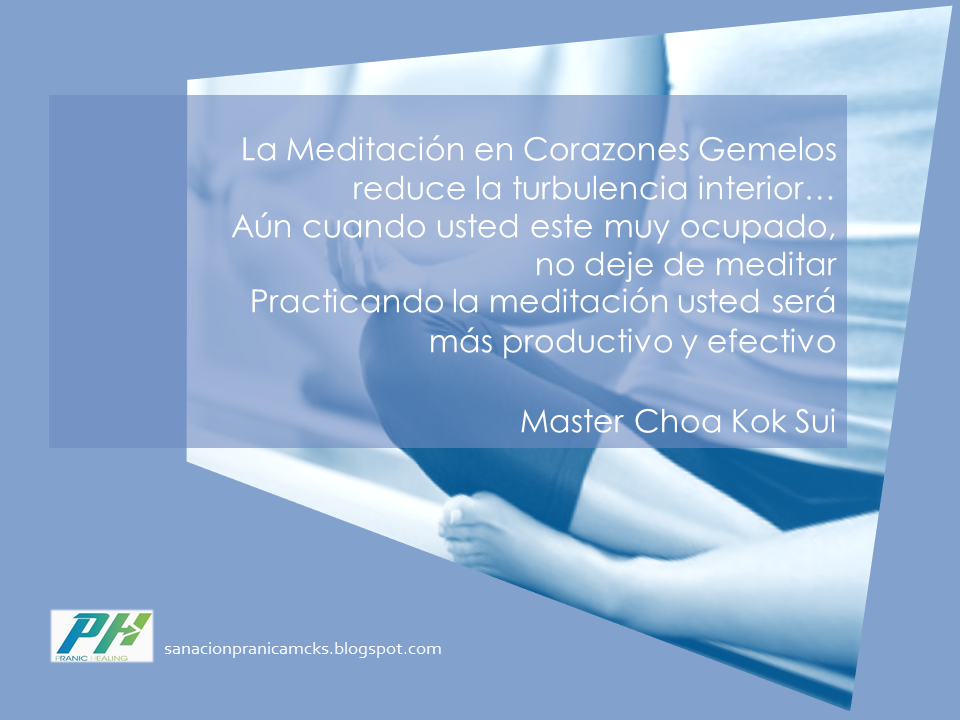 REALIZA MEDITACIÓN EN CORAZONES GEMELOS