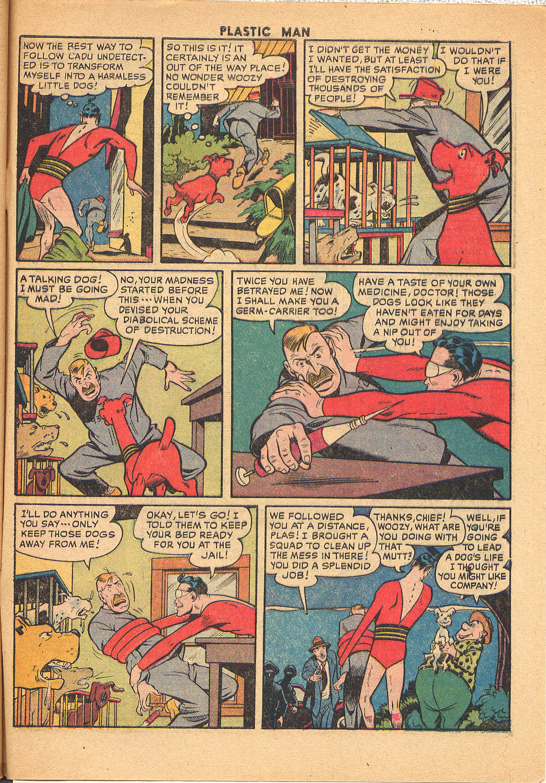 Read online Plastic Man (1943) comic -  Issue #26 - 49