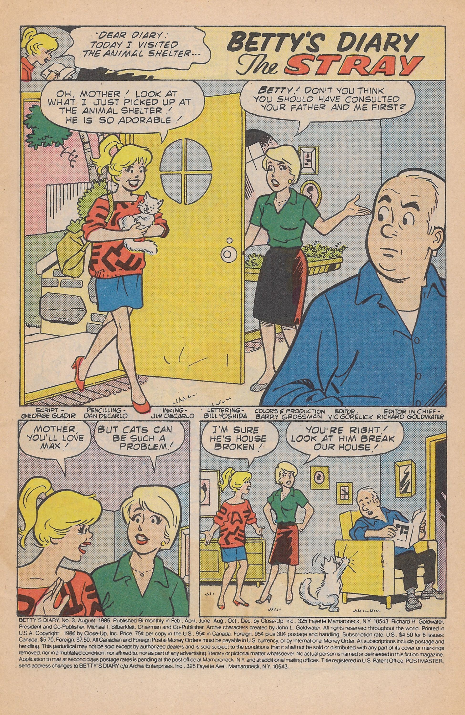 Read online Betty's Diary comic -  Issue #3 - 3