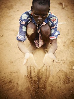 Once again we're witness to the horrendous images of starving people ...