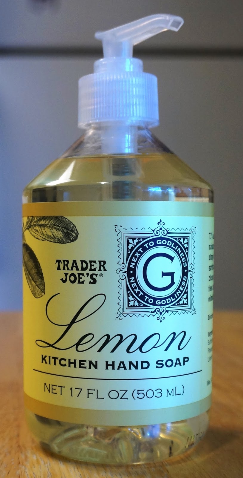 Exploring Trader Joe's Trader Joe's Lemon Kitchen Hand Soap