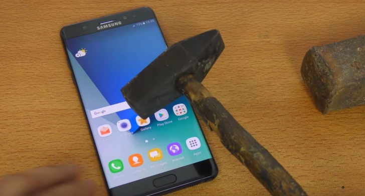 Galaxy Note 7 Tüm Drop Test Videoları