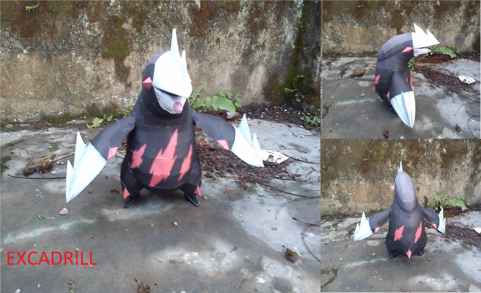 Kebun Papercraft Excadrill Pokemon