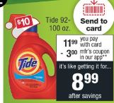 cvs couponers tide 11.99