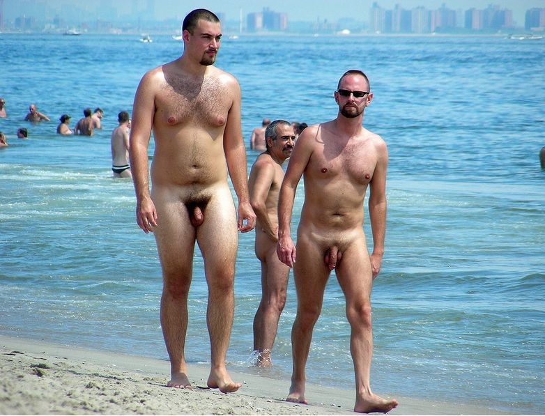 beach Naked men at nude