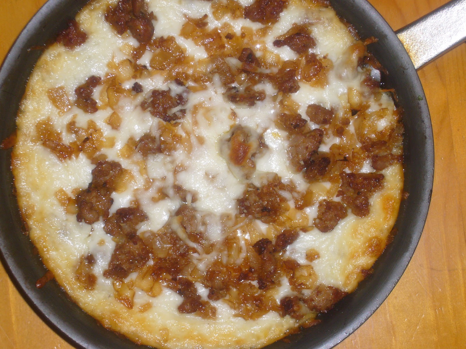 Kitchen Sink Diaries Mozzarella & Italian Sausage Queso Dip