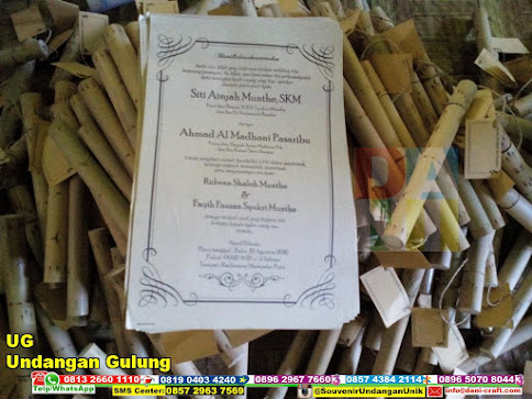 jual Undangan Gulung