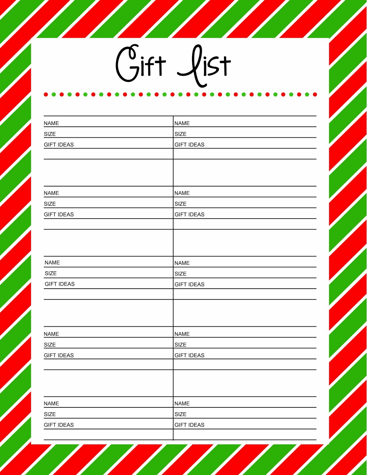 free-christmas-list-printable