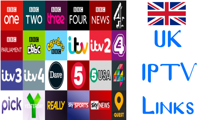Sky Sports UK BBC ITV M3u IPTV PLaylist