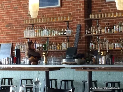 bar at Townie restaurant in Berkeley, California