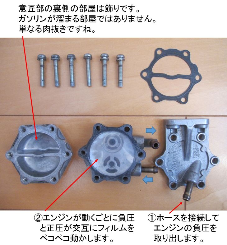 Srv250 負圧ポンプの仕組みを解明 Stock Hunterの御機嫌伺