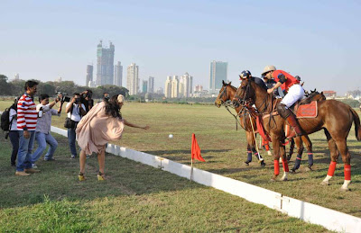 neha dhupia at 3rd asia polo match 2012 glamour  images