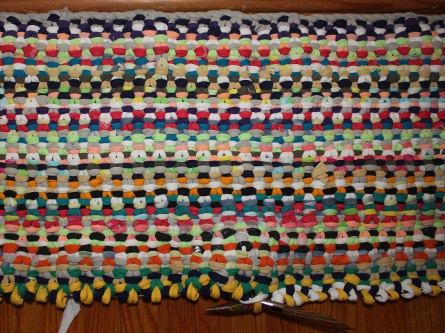 T-shirt Yarn Knit Rug