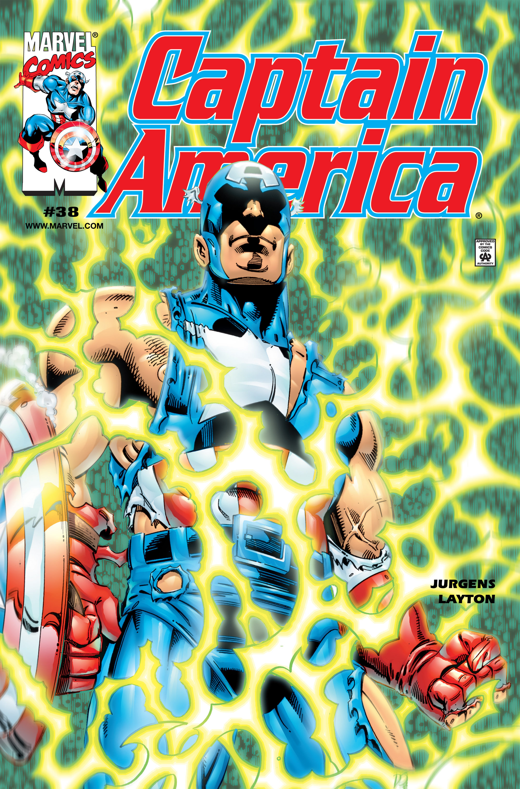 Read online Captain America (1998) comic -  Issue #38 - 1