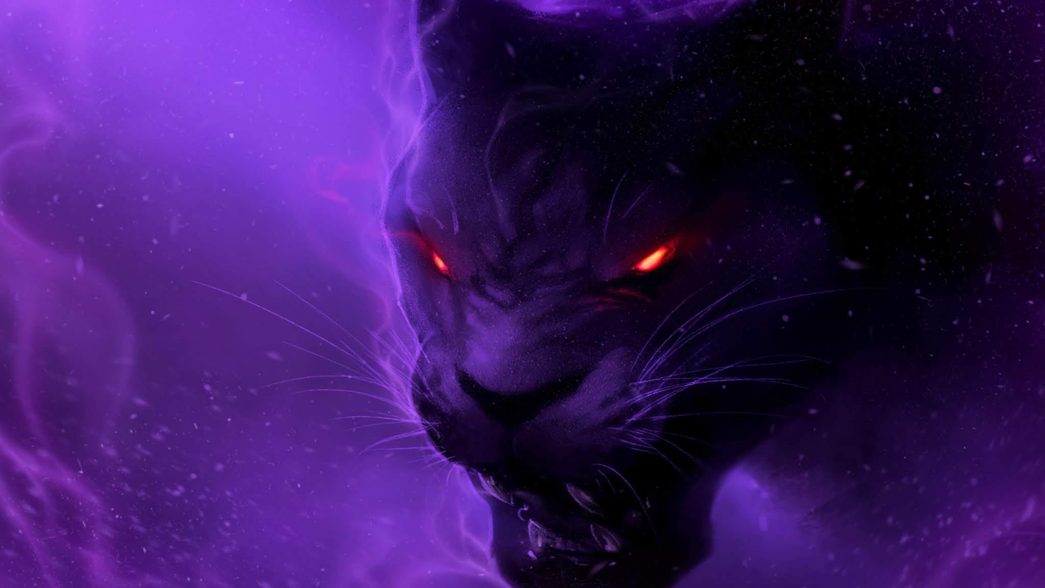 Black Panther Fantasy Wallpaper - Free Wallpapers for Apple iPhone And