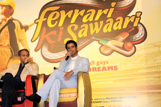 Vidhu Vinod Chopra, Rajesh Mapuskar, Sharman Joshi at 'Ferrari Ki Sawaari' at a media interaction at IIFA