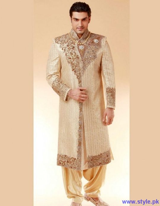 Gul Ahemd lawn: Latest Fashion Of Wedding Sherwani Collection 2011 For Men