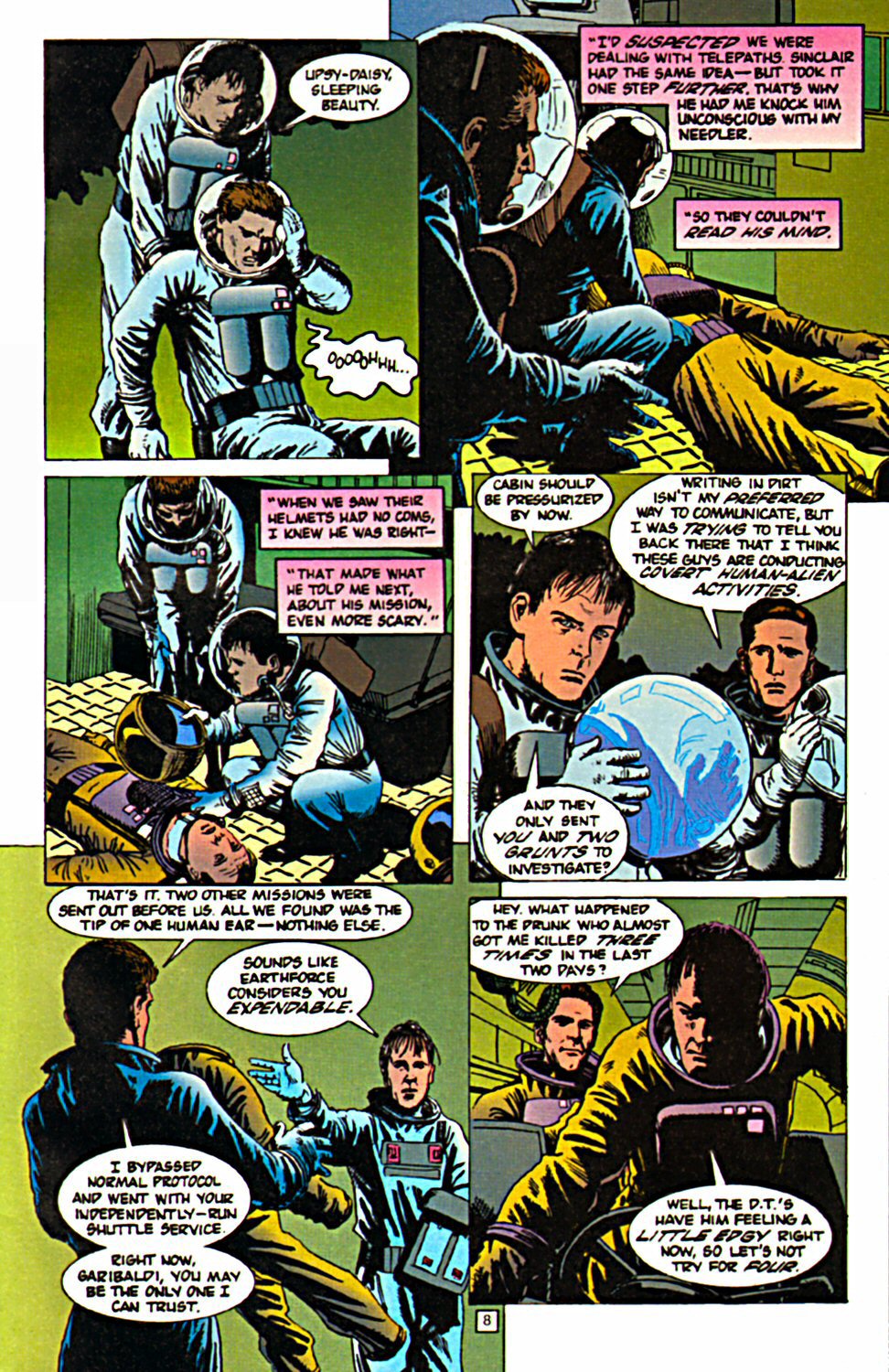 Read online Babylon 5 (1995) comic -  Issue #8 - 9