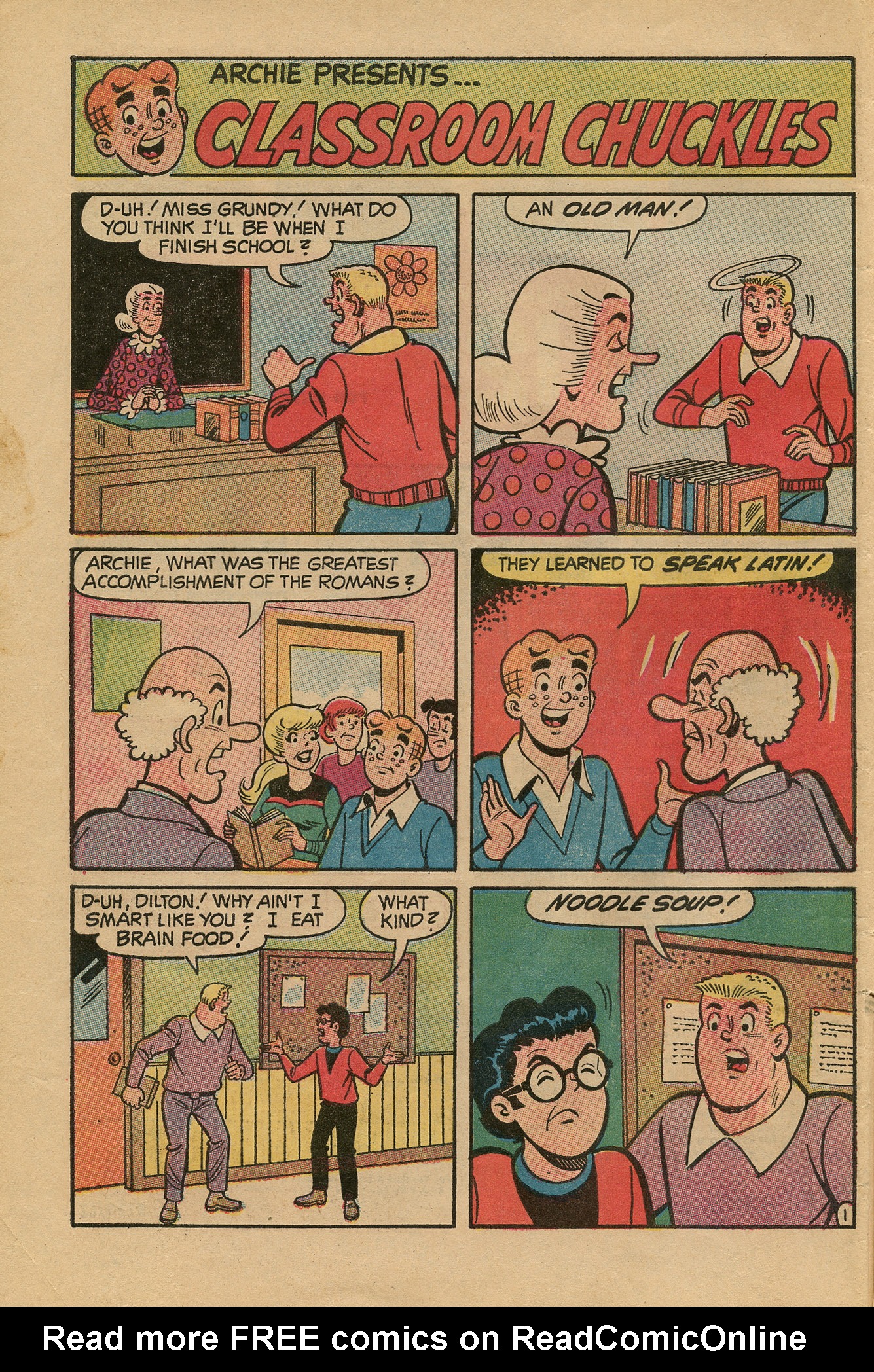 Read online Archie's Joke Book Magazine comic -  Issue #162 - 29
