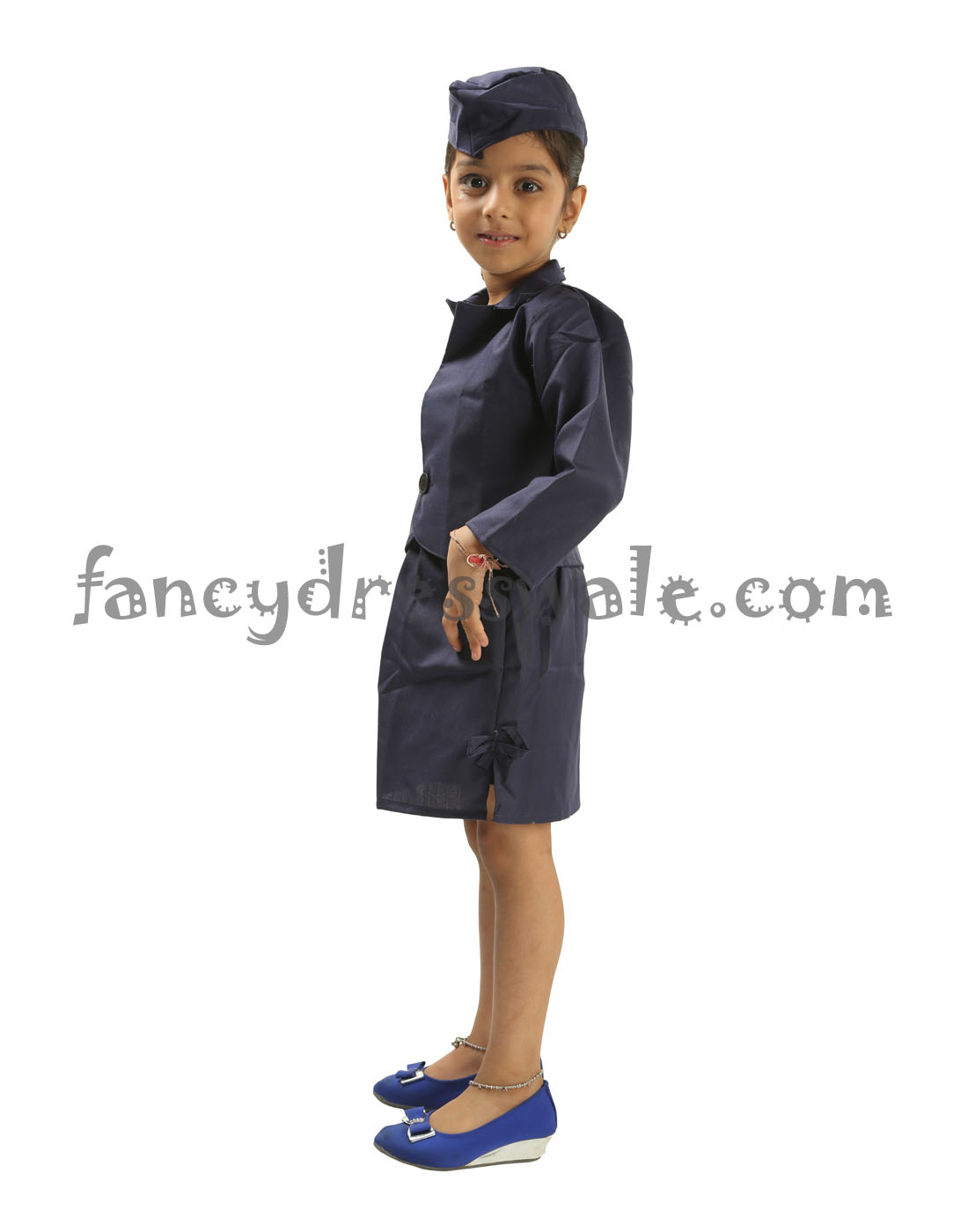 Costume rental in India Air Hostess fancy dress for kids as Career