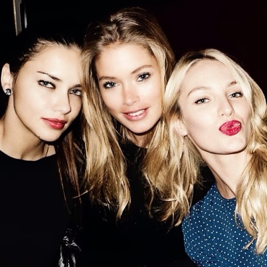 Models Quotidian: #153 Adriana Lima, Doutzen Kroes & Candice Swanepoel
