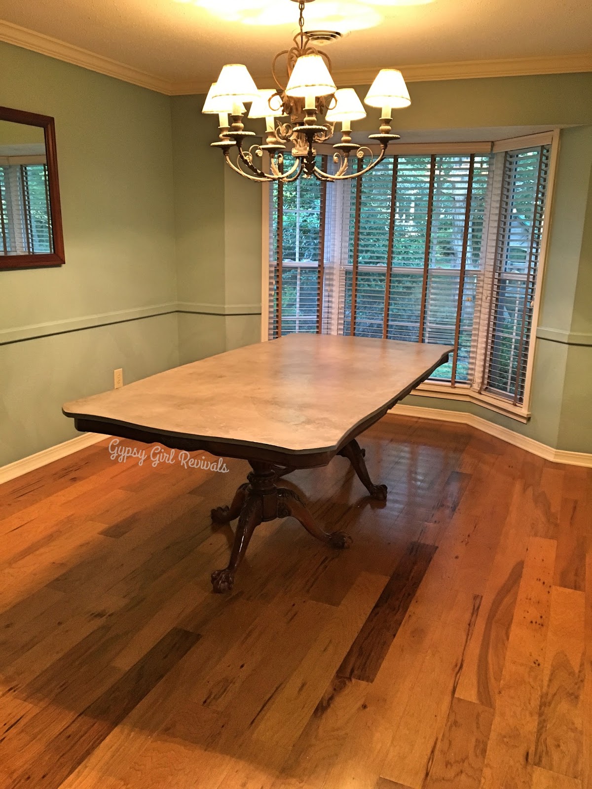 Gypsy Girl Revivals Saved From the Flood DIY Concrete Tabletop