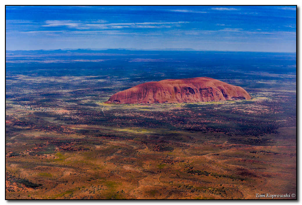 Tom Koprowski foto z Uluru - Ayers Rock