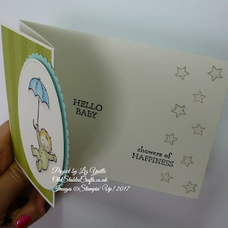 Moon Baby meets Petal Garden Z Fold card