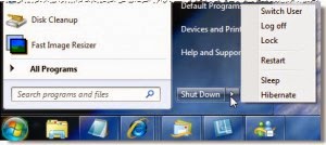 Power Button action and settings & Re-arrange Taskbar Buttons or Notification Tray icons in Windows 7 