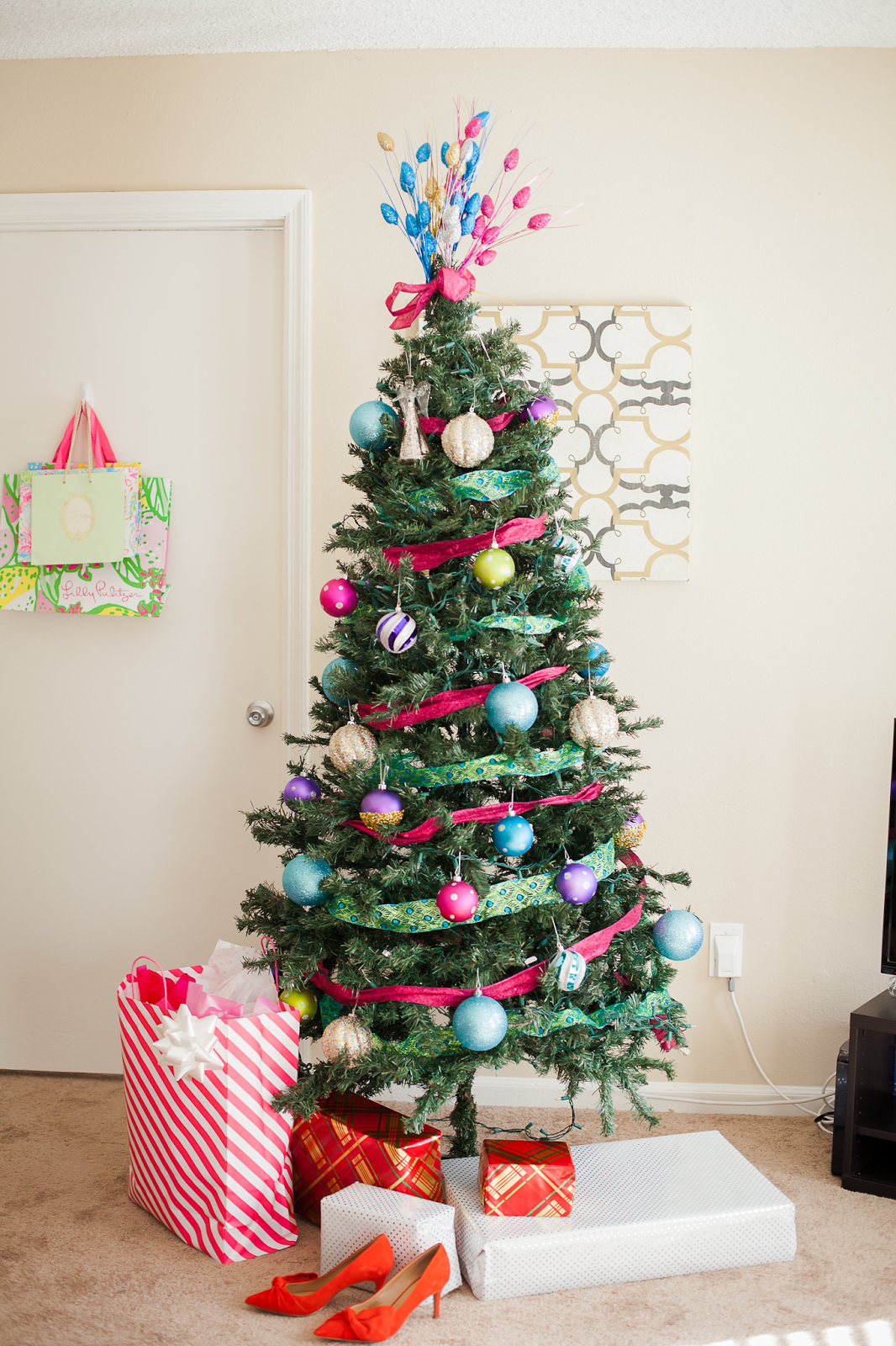 decorating my first christmas tree southern belle in training my first christmas tree