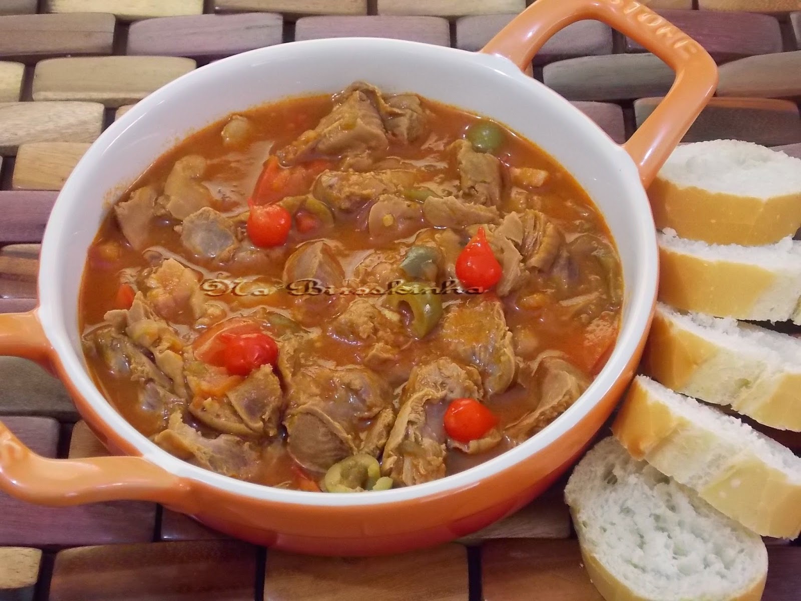 Moela de Frango Ensopada - Na Biroskinha