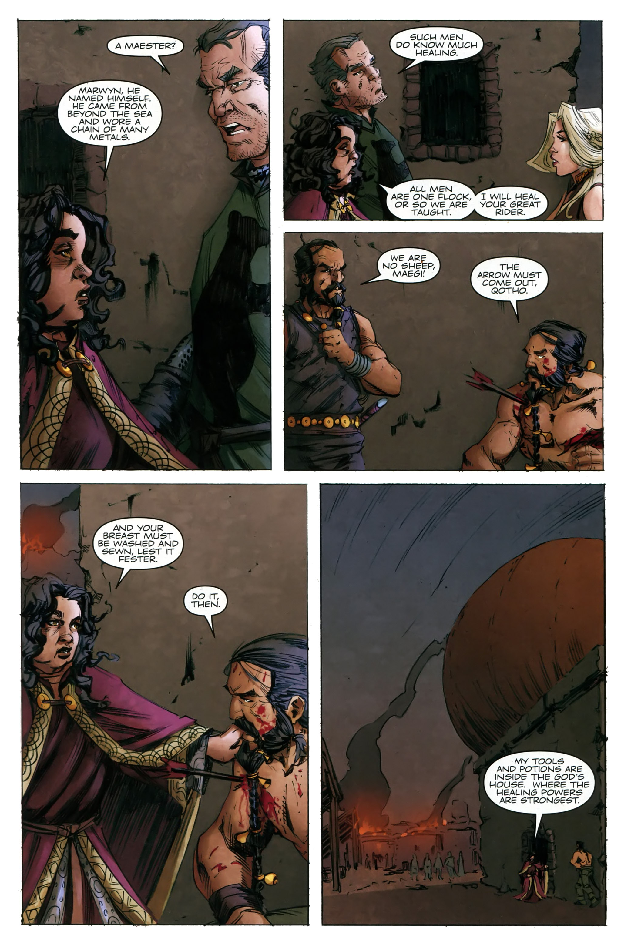Read online A Game Of Thrones comic -  Issue #20 - 16