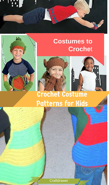 Crochet Dress up Patterns for Kids Costumes to Crochet for Boys and Girls