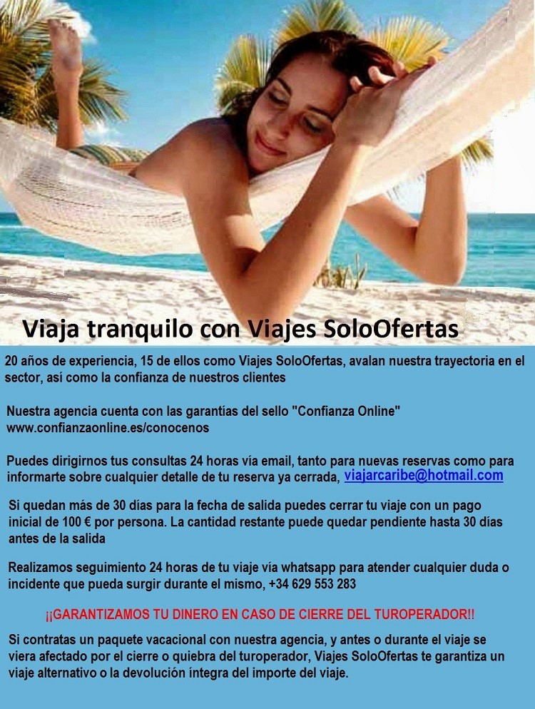 VIAJARCARIBE - OFERTAS PALLADIUM HASTA OCTUBRE 2018 ✈️ Foro Ofertas Comerciales de Viajes