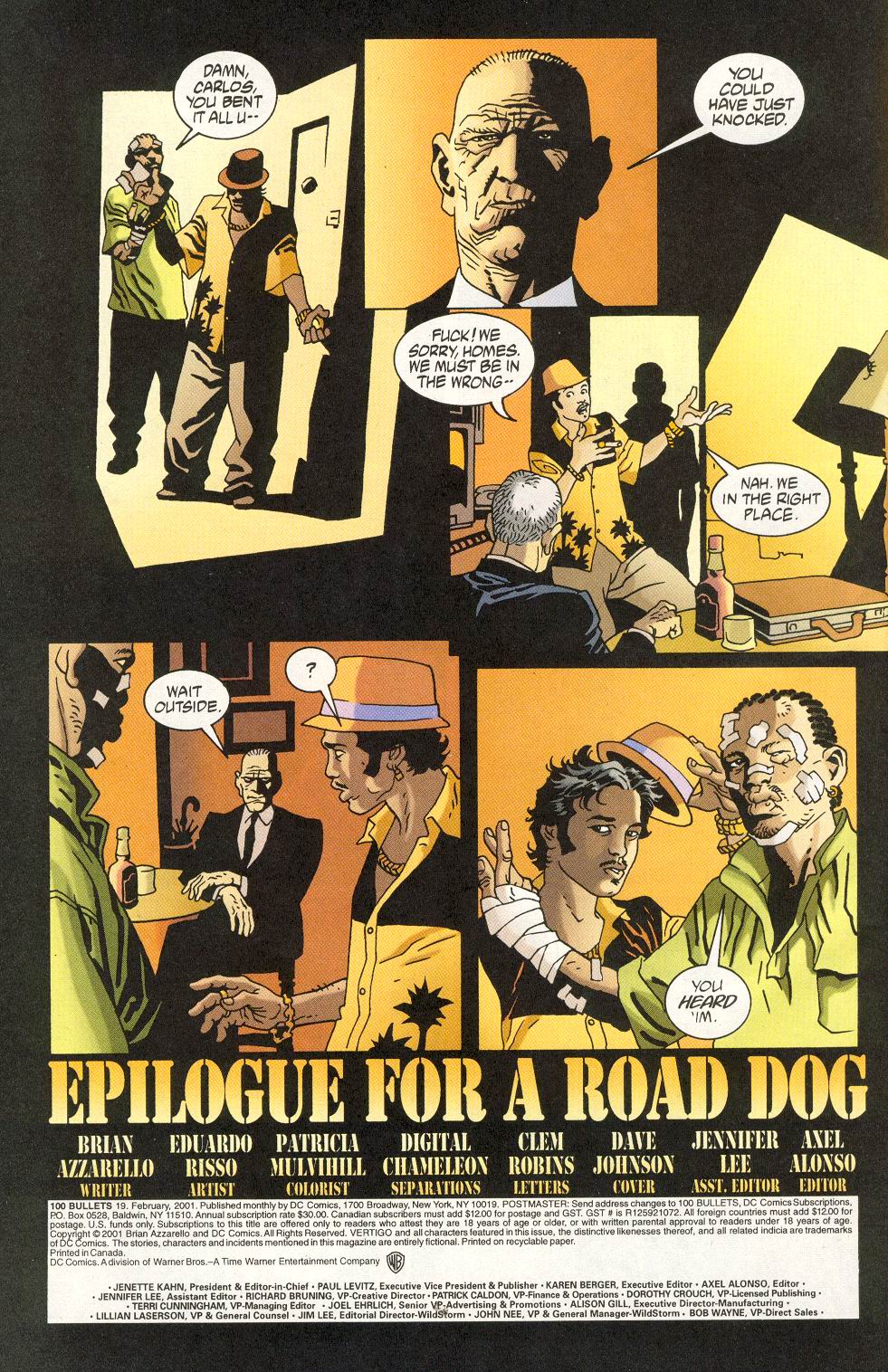 Read online 100 Bullets comic - Issue #19 - 4