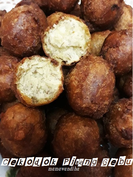 Resepi Cucur Kodok Pisang Rangup