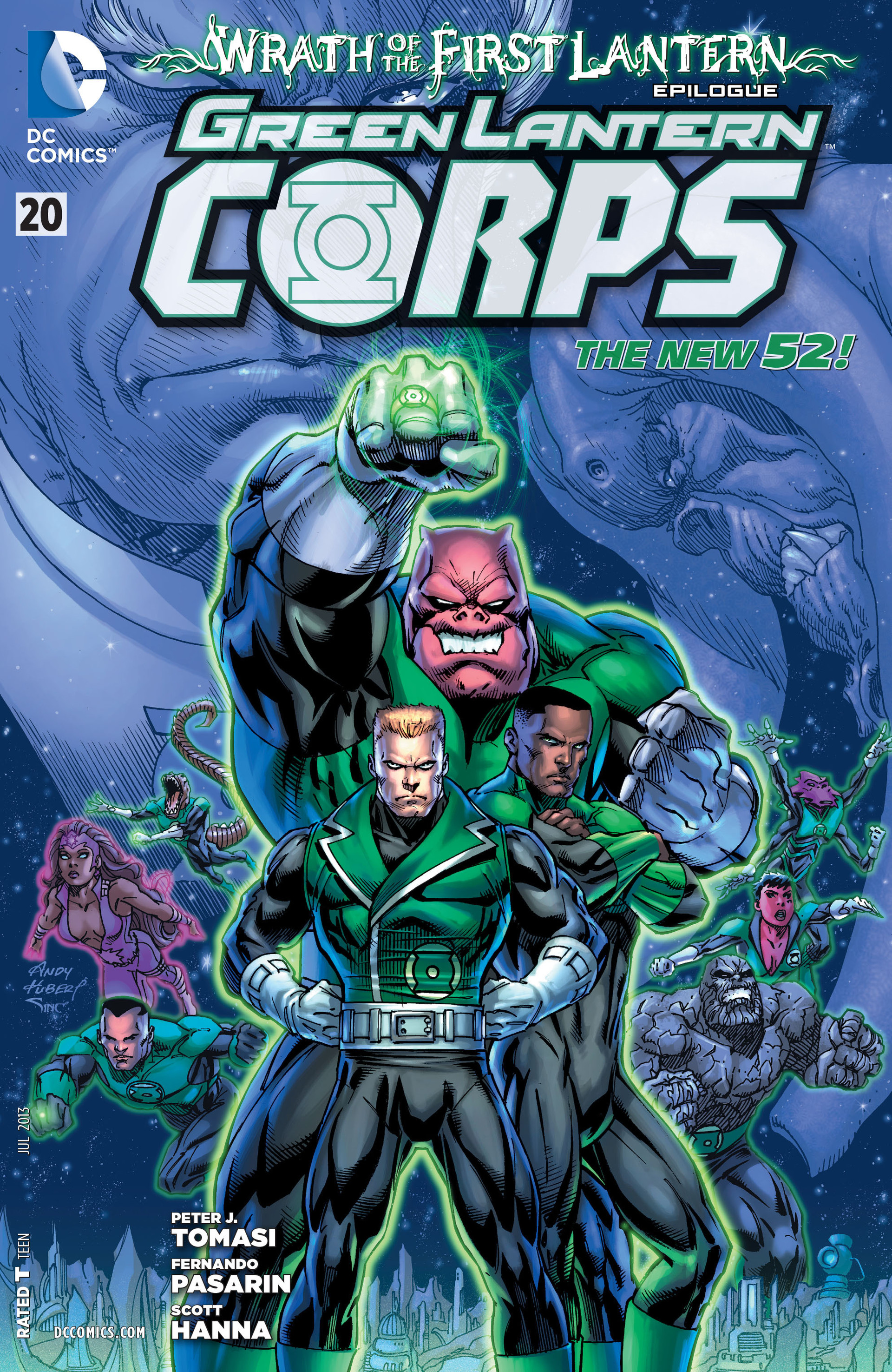 Read online Green Lantern Corps (2011) comic -  Issue #20 - 1